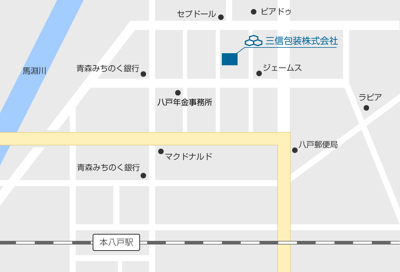 本社アクセスマップ